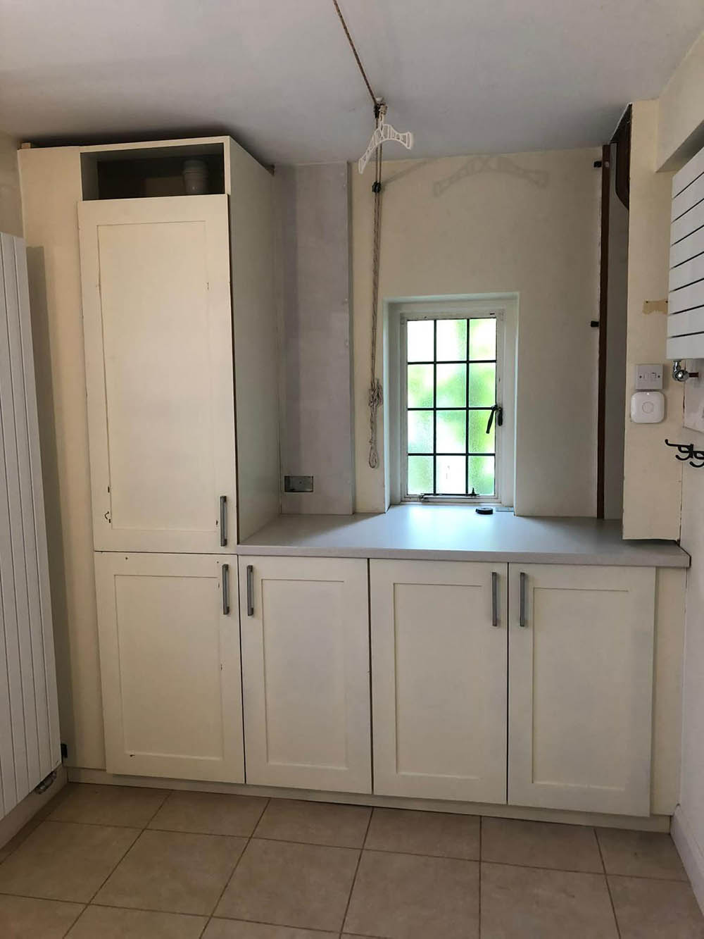 Old kitchen cupboards